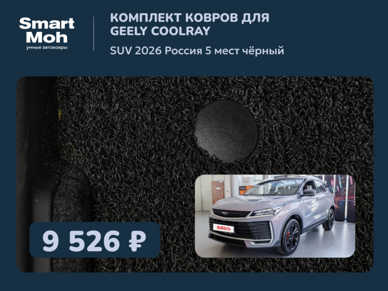 Комплект ковров Geely Coolray SUV 2026 Россия