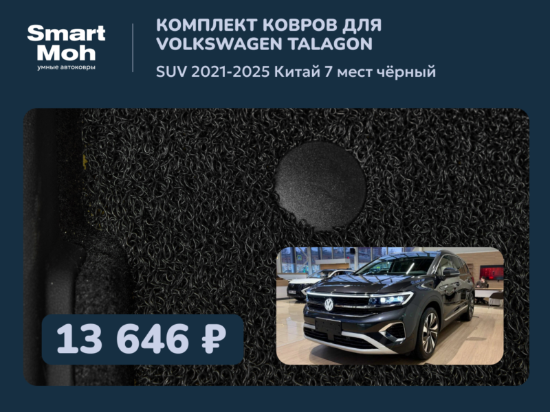 Комплект ковров Volkswagen Talagon SUV 2021-2025 Китай